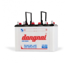 Ắc quy dân dụng đồng nai N28 (12V-28Ah)