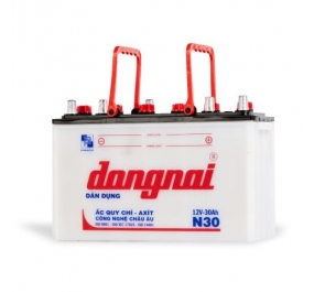 Ắc quy dân dụng đồng nai N30 (12V-30Ah)