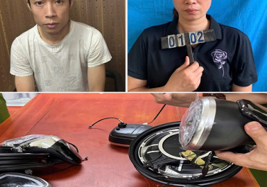 Triệt phá hai đường dây buôn lậu phụ tùng xe điện, ắc quy khủng từ Trung Quốc